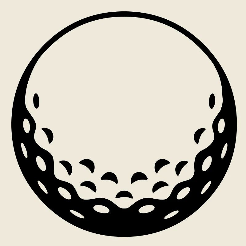 Golfball - einfärbbar