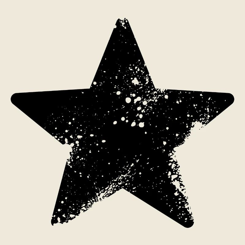 star splatter rock star