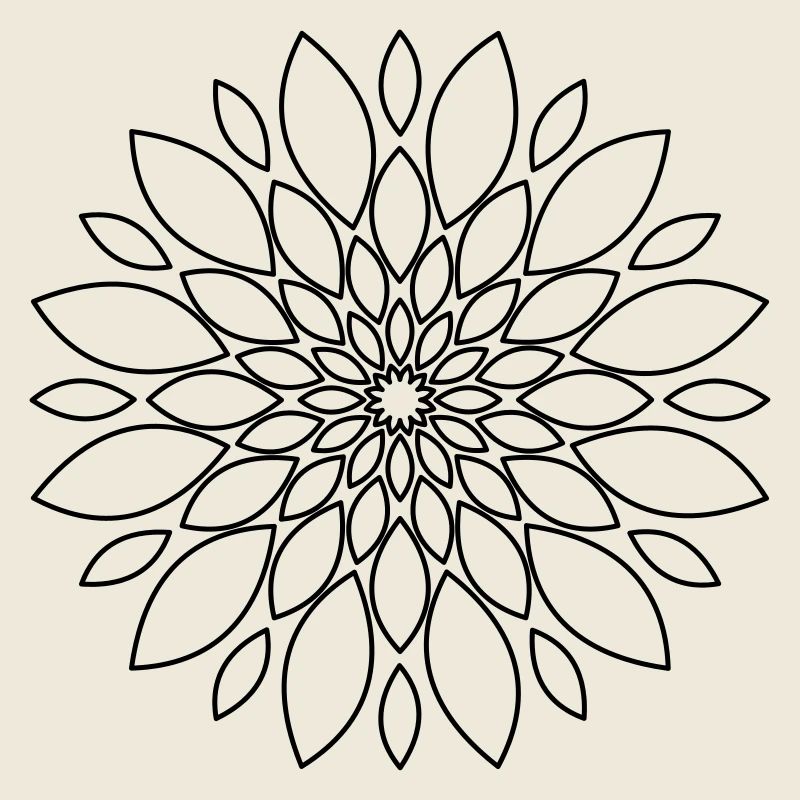 Mandala Blume Floral Geschenk