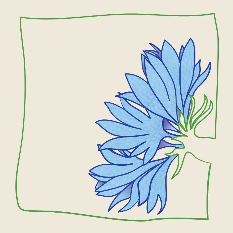 Cornflower minimalist