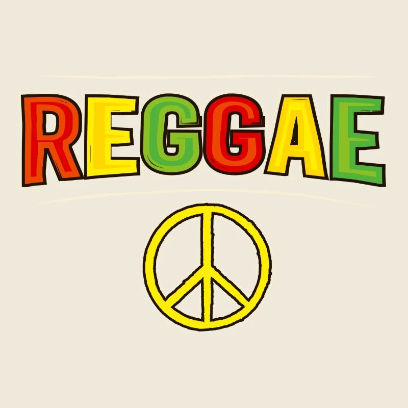 Reggae Peace Farbenspiel Design