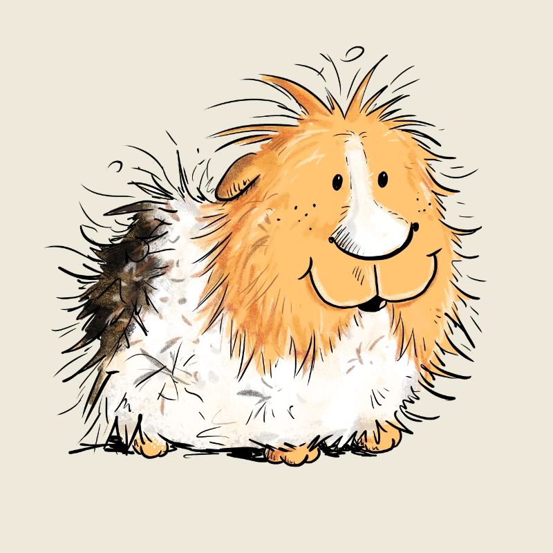 Cochon D'Inde I Petite Bande Dessinée De La Mer