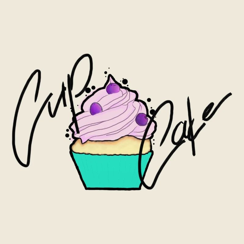 Pastell Cupcake Signatur-Design