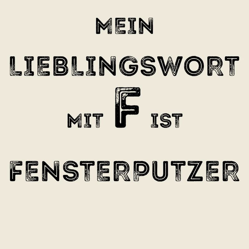 Fensterputzer Putzmann putzen lustig Geschenk