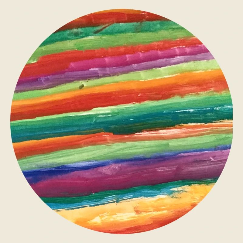 bunter gemalter Planet