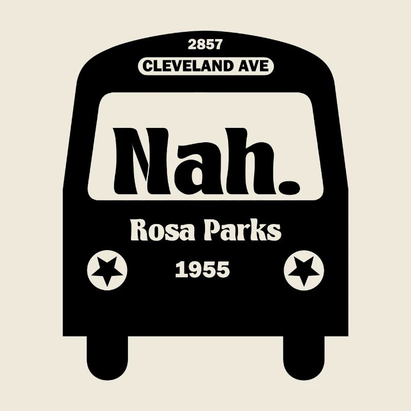 Nah Rosa Parks Bus Afro Frieden Toleranz Geschenk