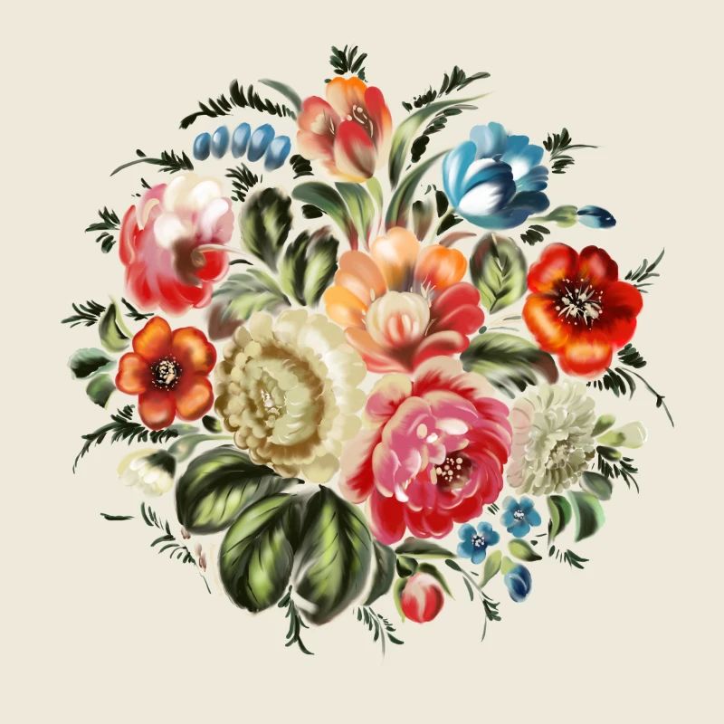 Fleurs Zhostovo