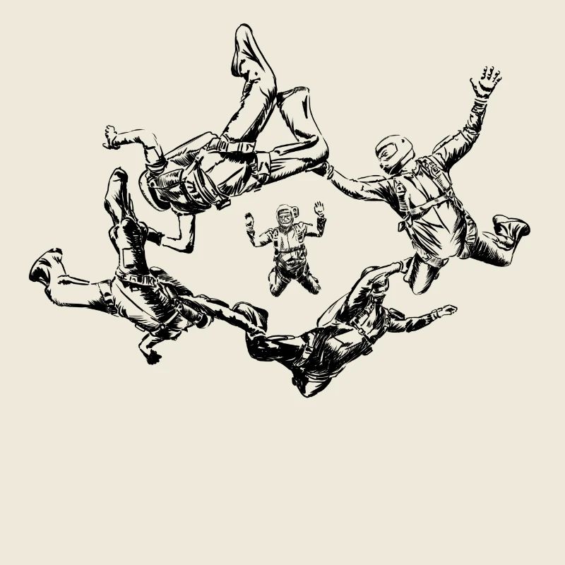 skydivers