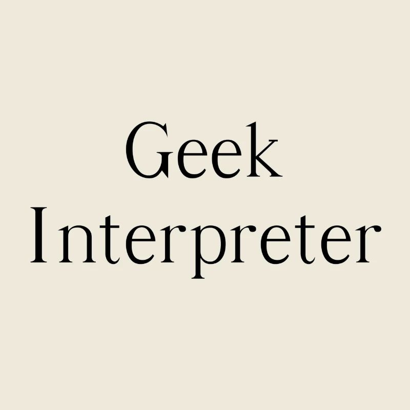 Geek interpreter