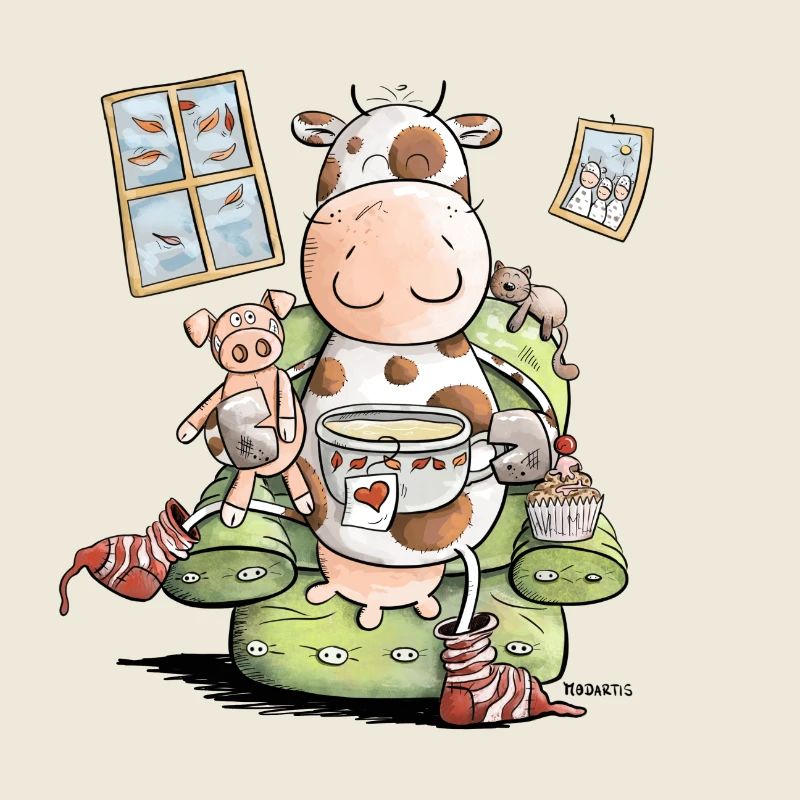 Cows also love cosiness I cow
