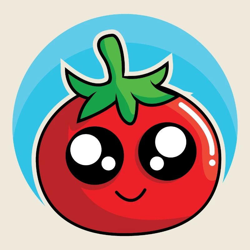 Conception drôle de tomate