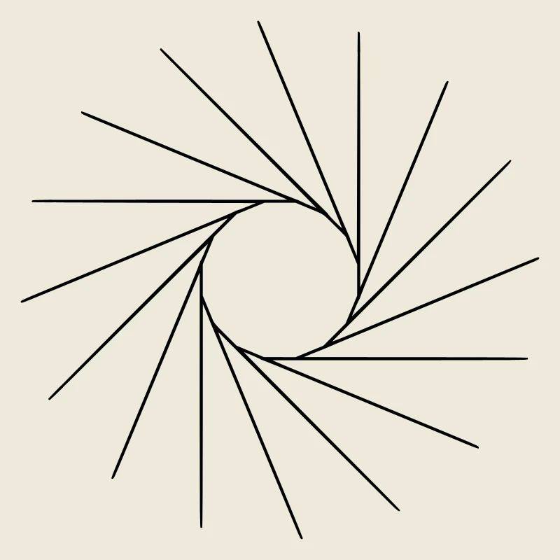 Cool shape, like a sun.