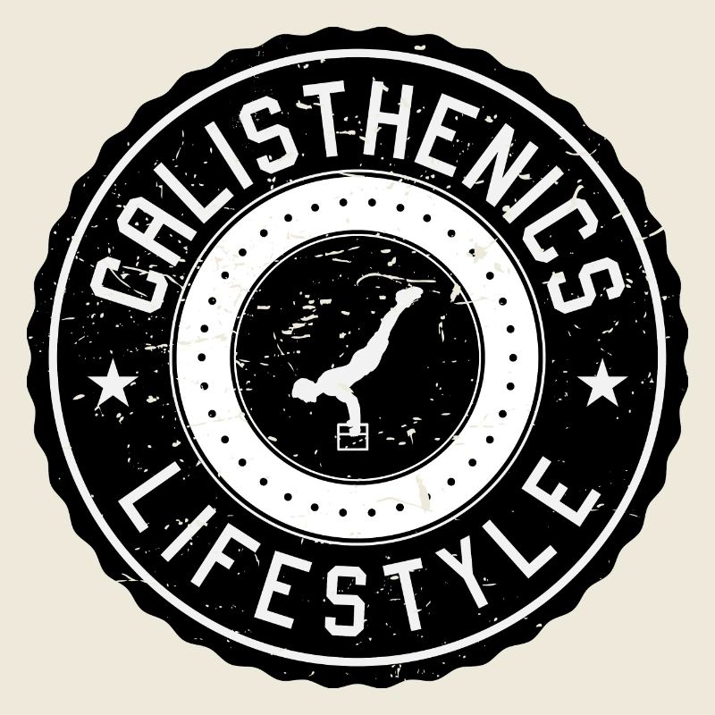 Calisthenics Lebensstil Emblem