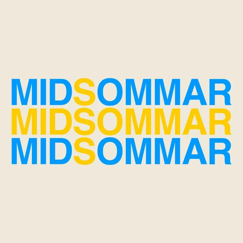 Drapeau suédois MIDSOMMAR