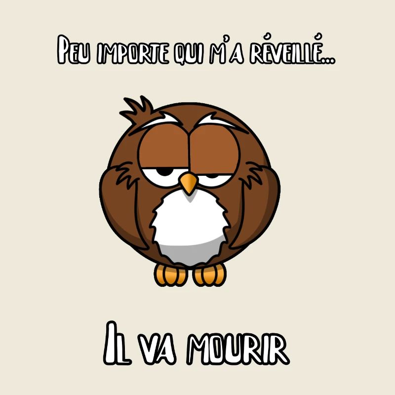 Réveil difficile, hibou