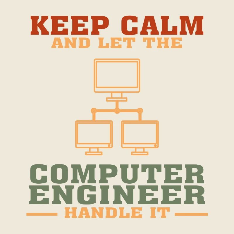 Bestseller Computer Engineer T-Shirt, Keep Calm