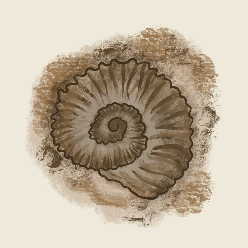 Illustration de coquillage antique