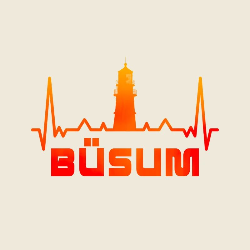 Büsum Leuchtturm Design / Idée cadeau