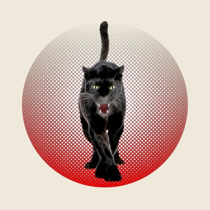 Noir Cougar schwarzer Panther CB Chat Noir