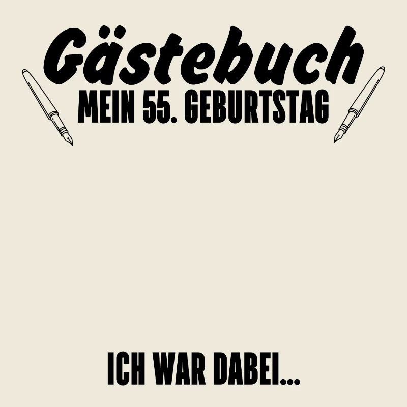 Gästebuch Mein 55. Geburtstag