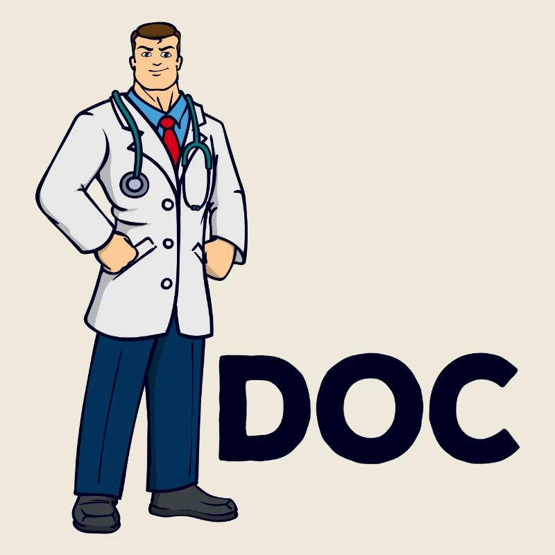 Super-héros médecin médecin assistant médecin médecin d'urgence
