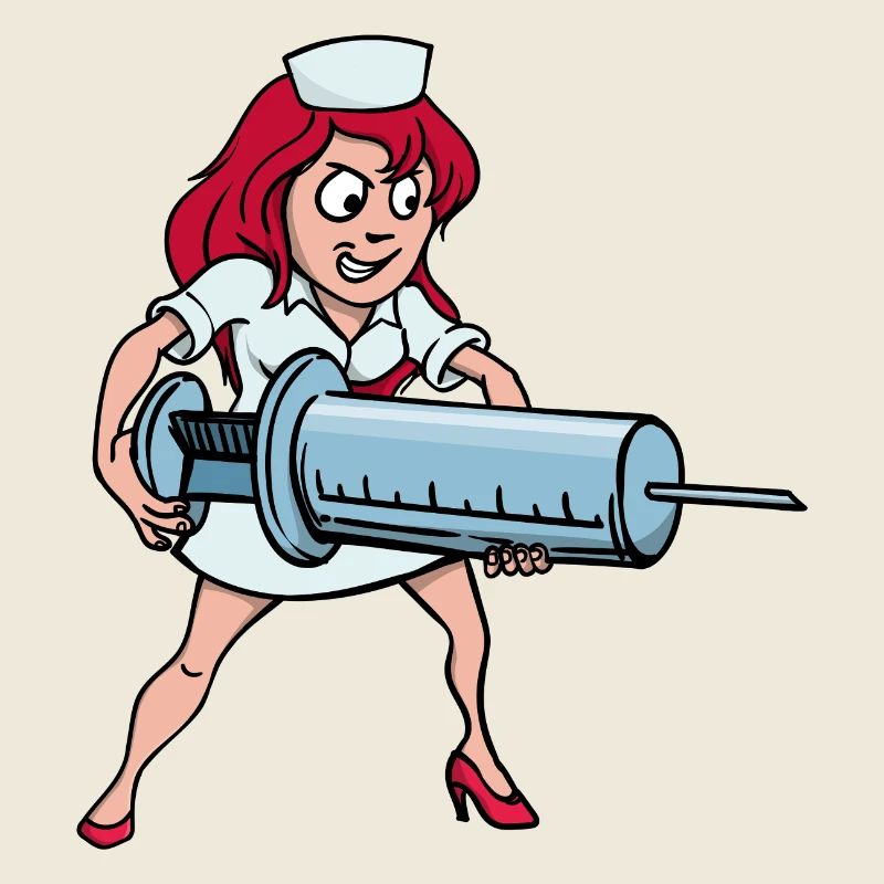Nurse syringe injection vaccination profession