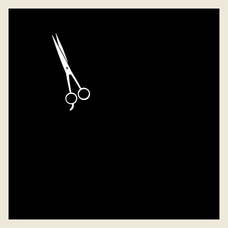 Friseur Schere