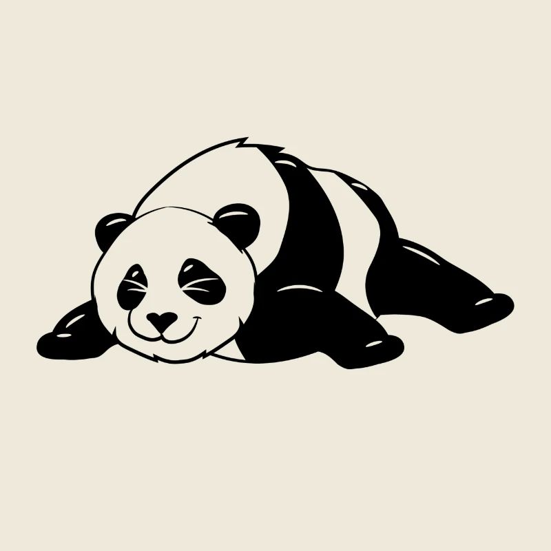 Funny Black And White Cute Panda Bear Dance Dab