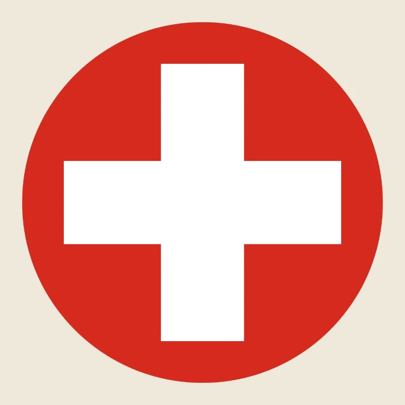 Aufkleber Luftwaffe Roundel der Schweiz Schweiz