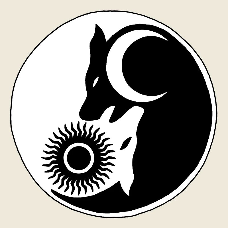 Loup yin yang