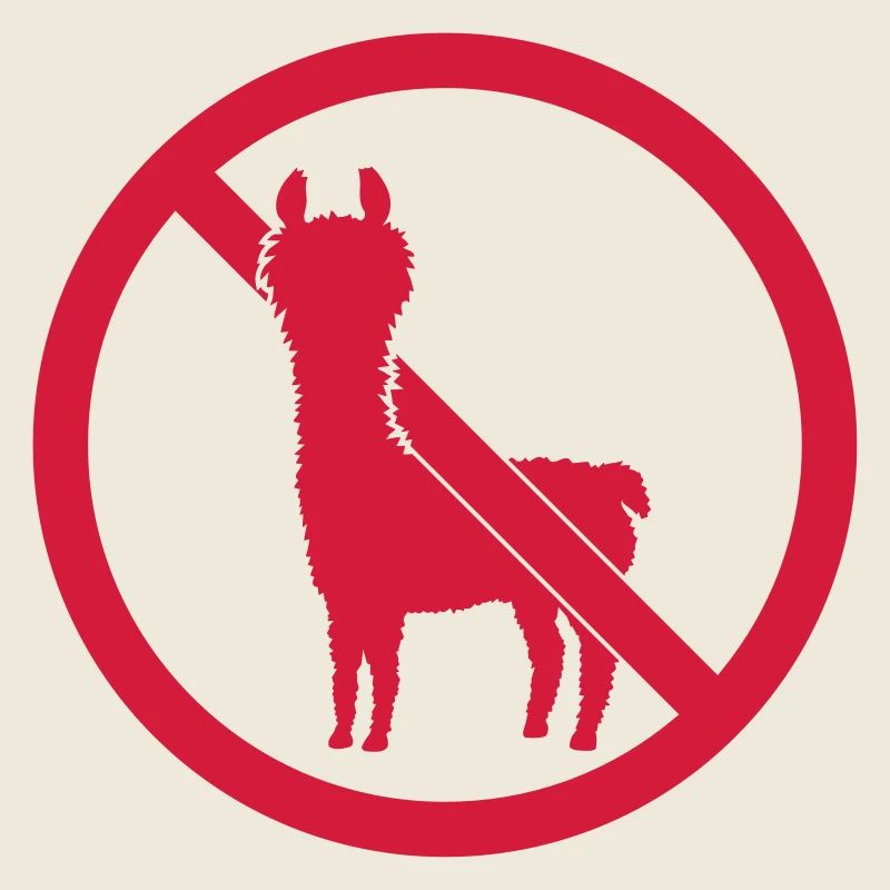 Alpaga signe interdit