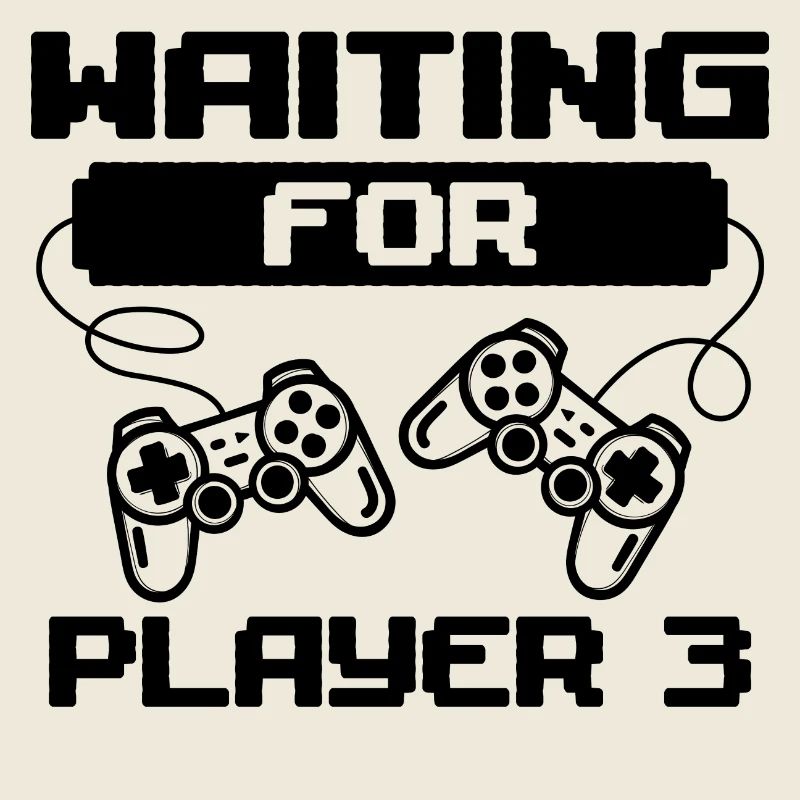 Gamer Zocker Schwanger Controller Statement