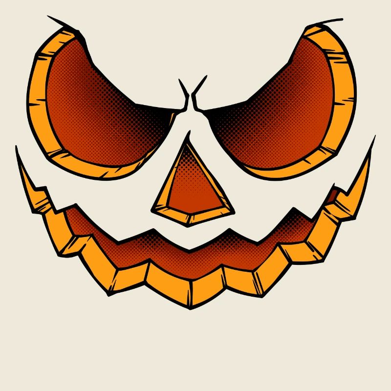 C’est effrayant, la citrouille Halloween