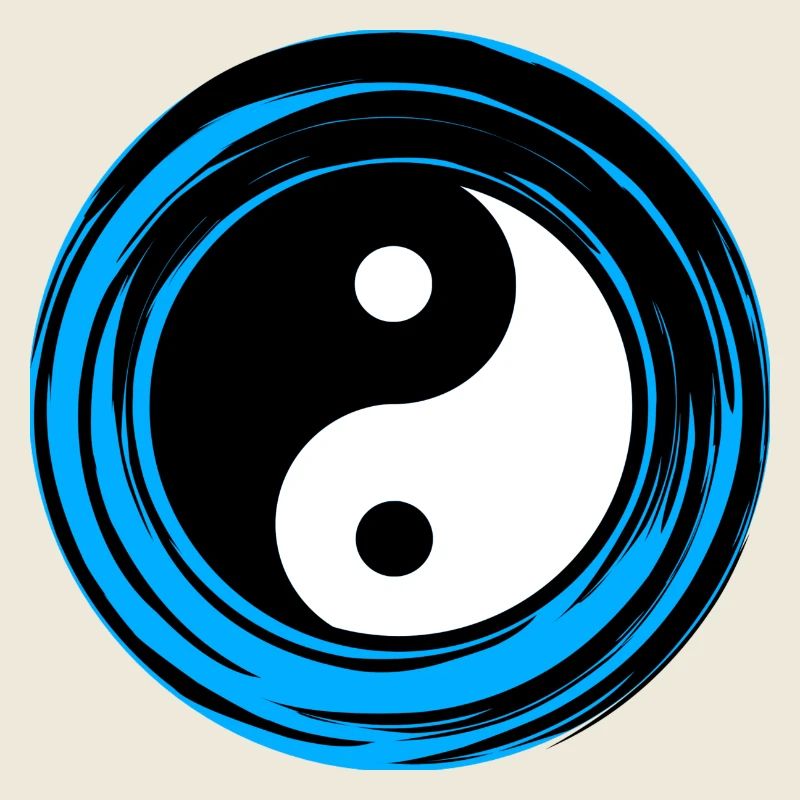 Yin-yang Blue