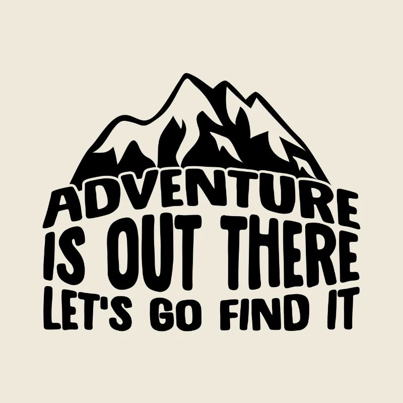 Citations de camping drôles, l’aventure est là-bas Let’s Let’s