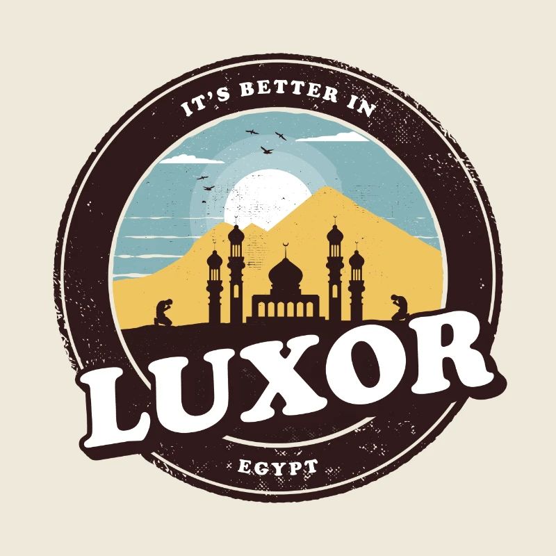 Luxor Egypte Vintage Mosquée Design
