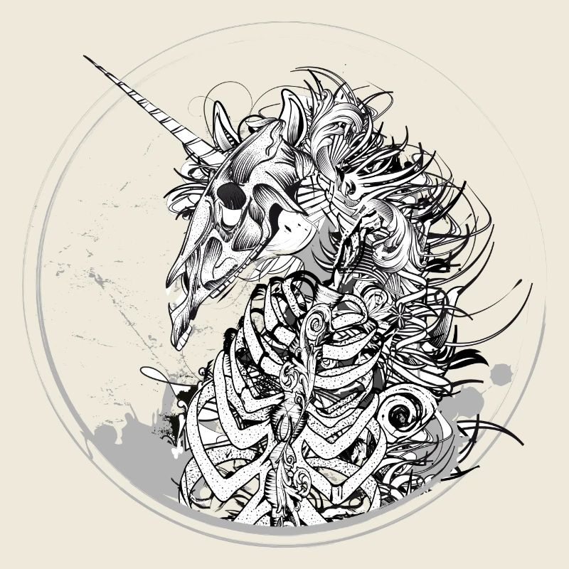 skeletonized unicorn extraordinary representation
