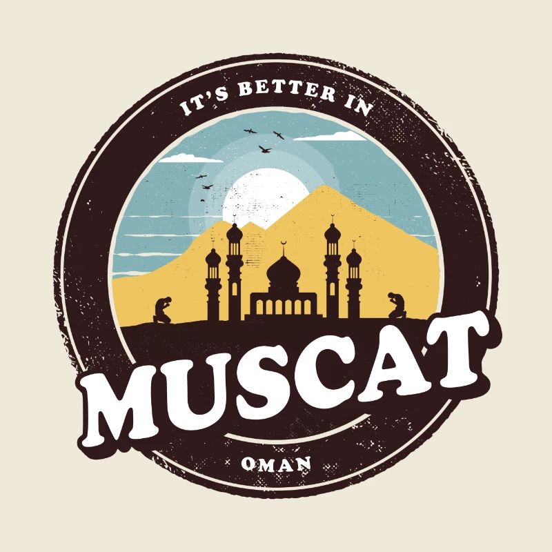 Conception de la mosquée Muscat Oman