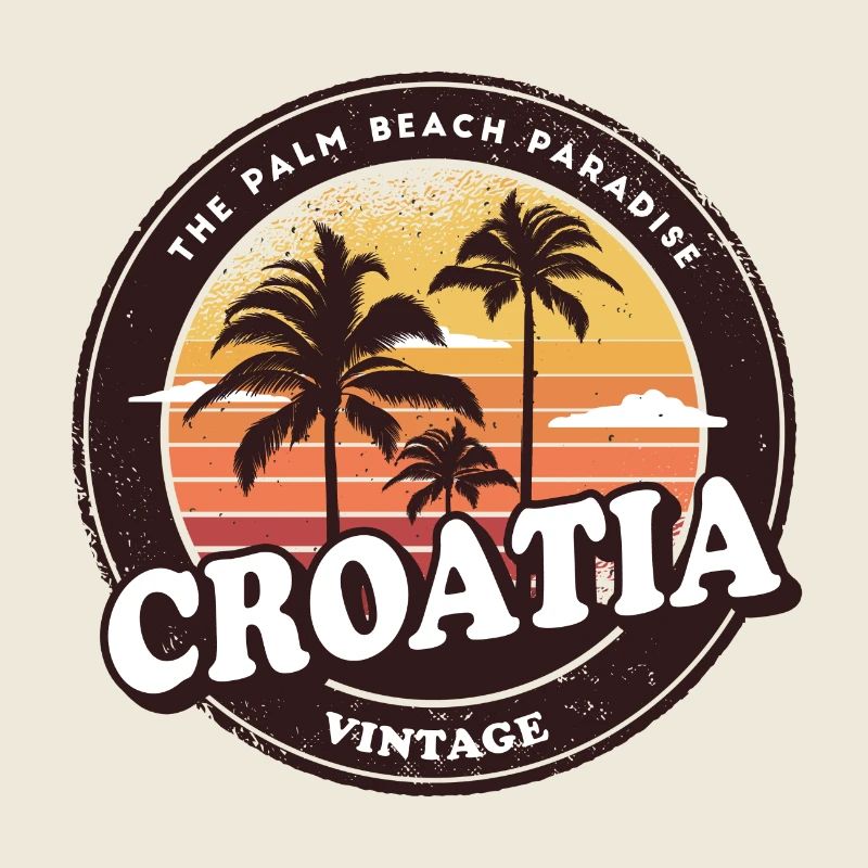 Kroatien Vintage Beach Design