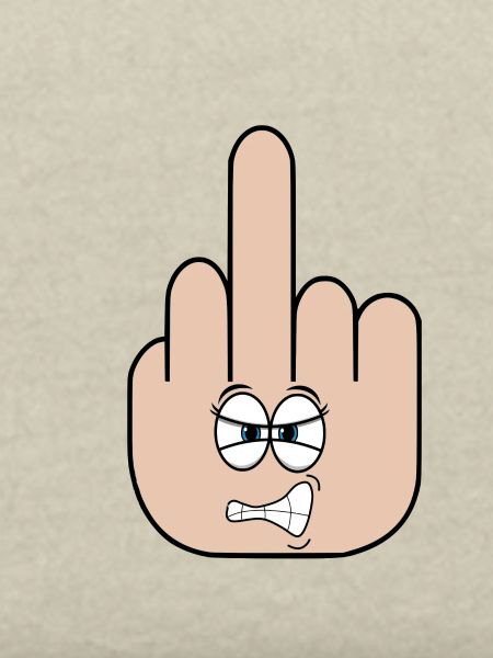 middle finger