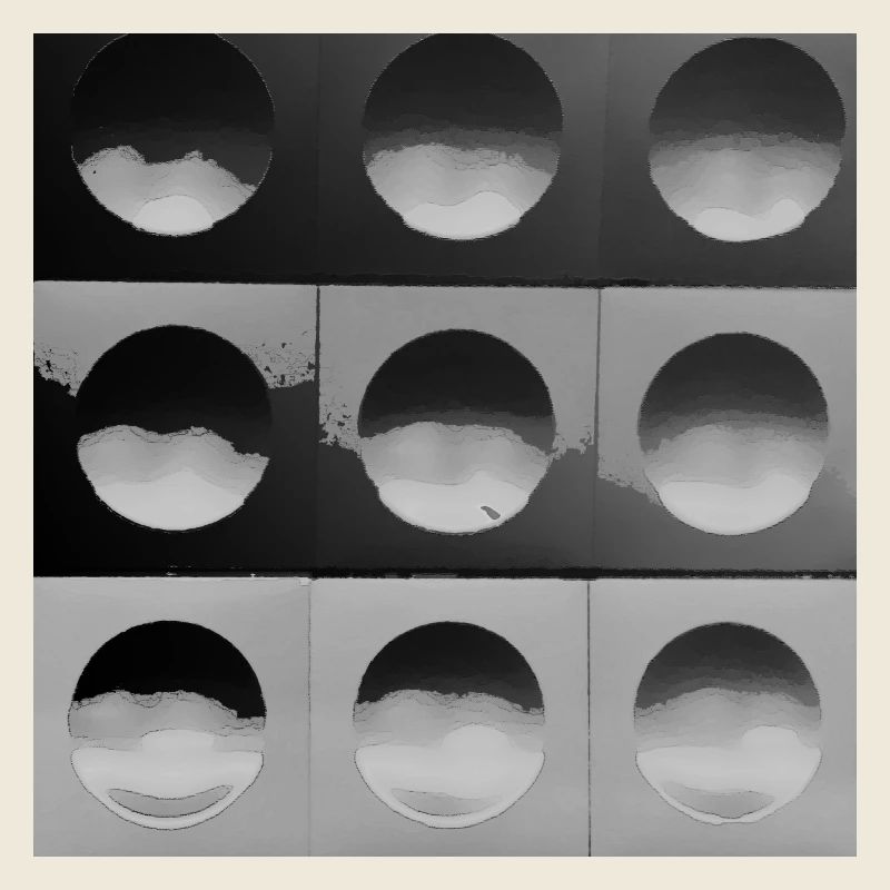 Grey spheres