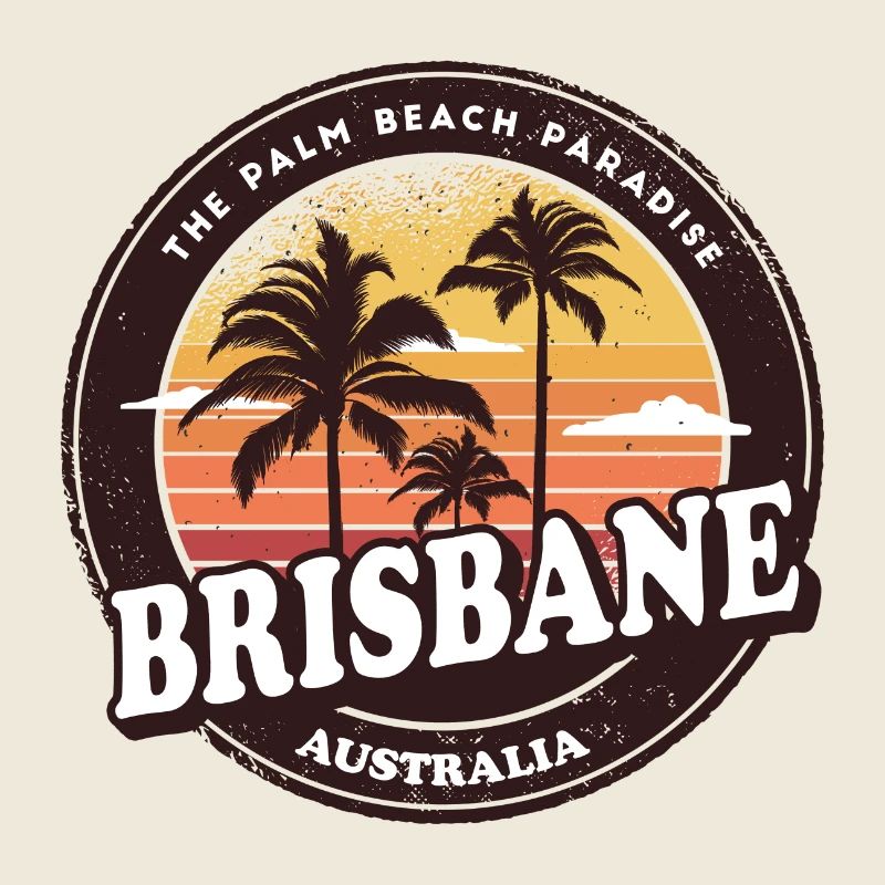 Brisbane Australie Vintage Beach Design