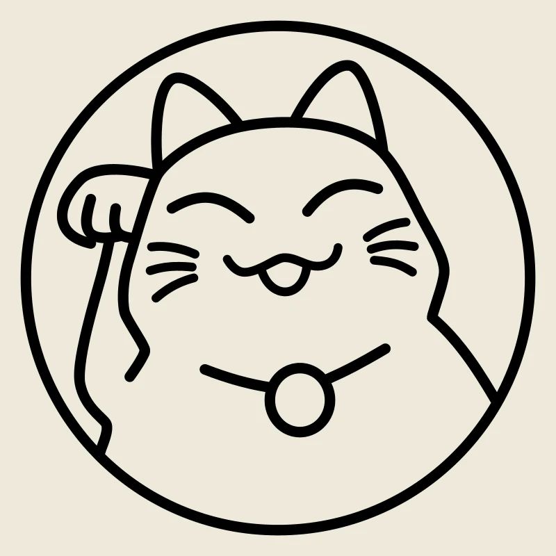Maneki Neko Neon – Lucky Cat from Japan, Kawaii