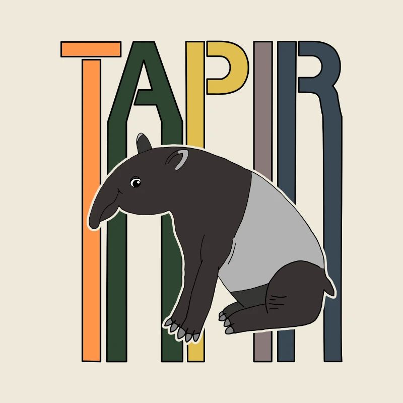 Tapir Retro Font Cadeau