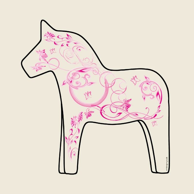 Dala Pferd Pink