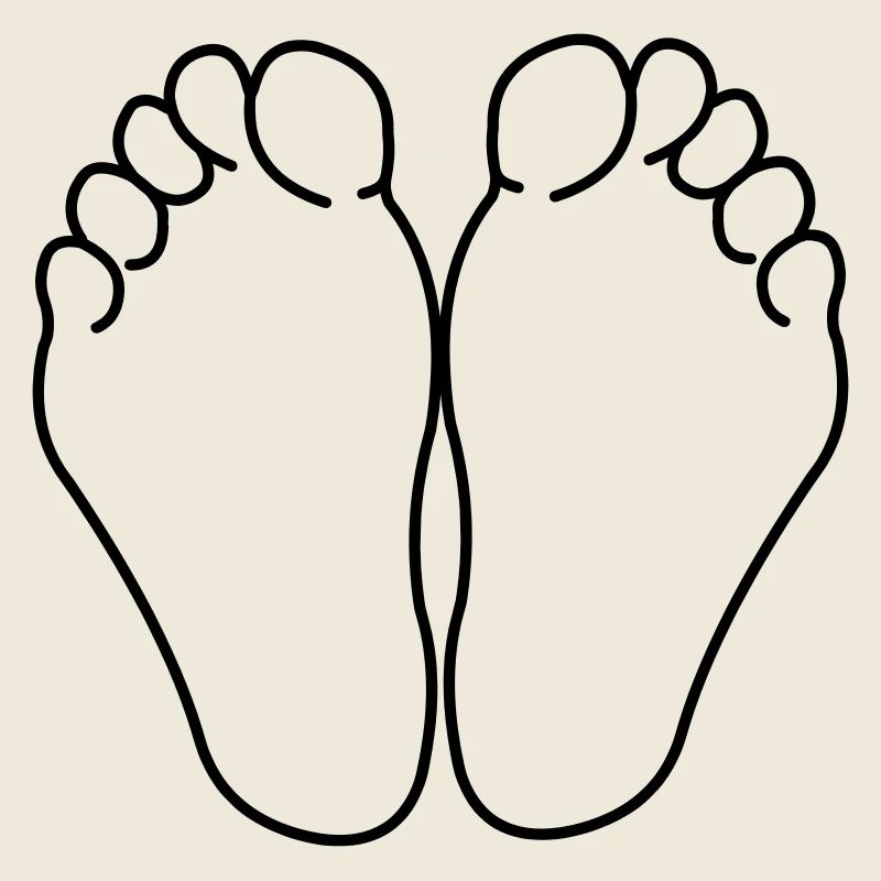 Logo des pieds inférieurs