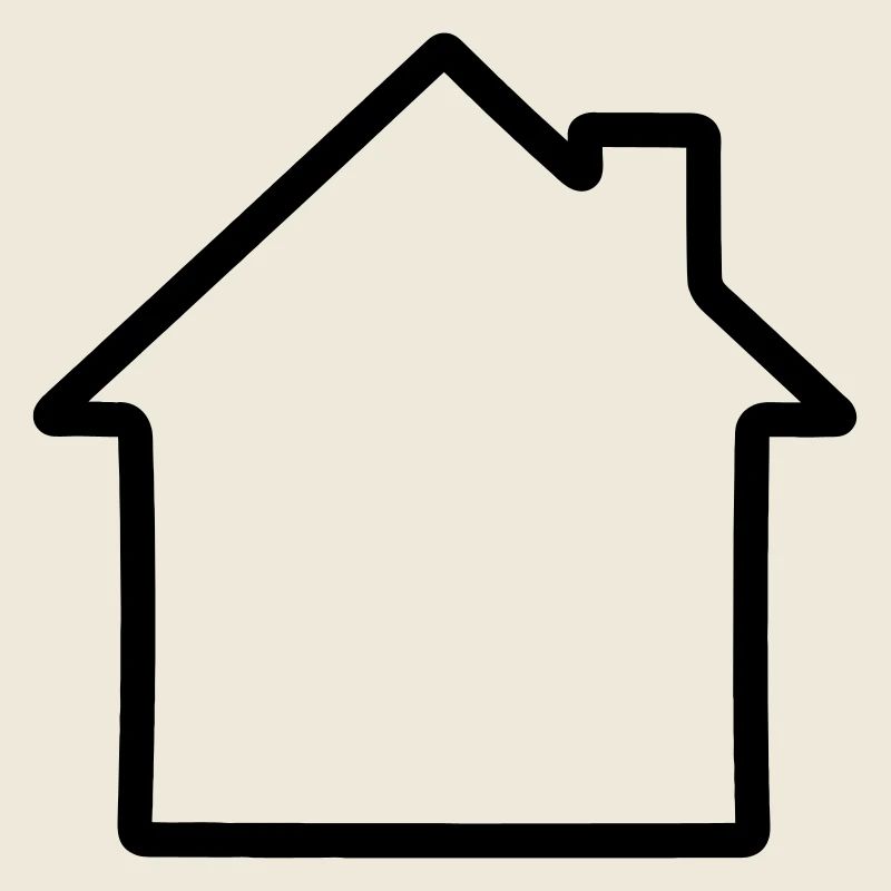 Einfaches Logo des Hauses