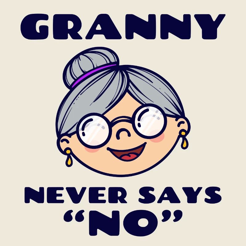 Lieblingsomi Grand-mère Grand-mère Statement Lunettes