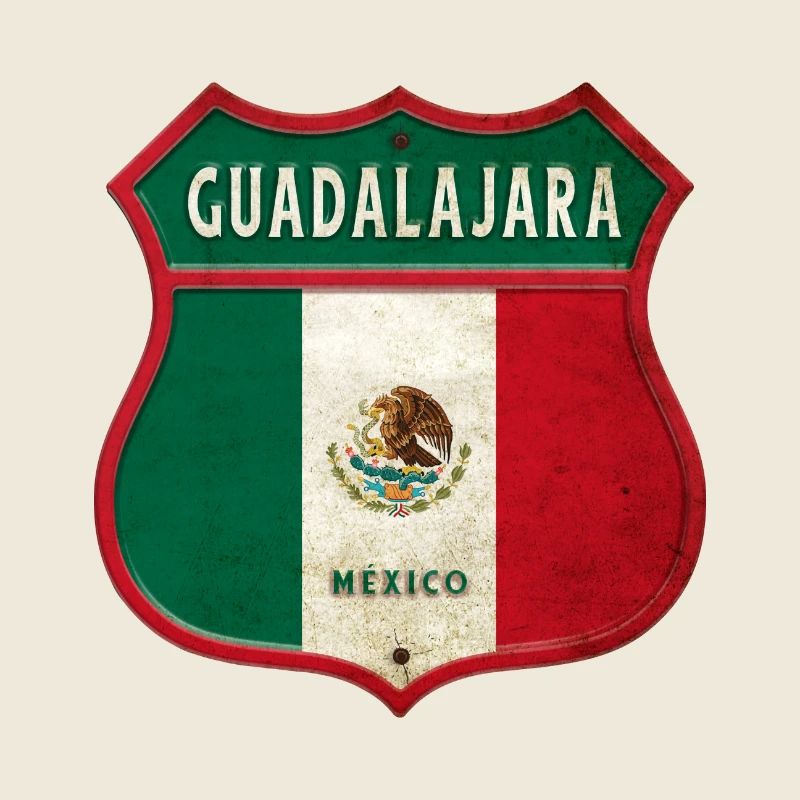 Guadalajara Mexiko Wappen Design