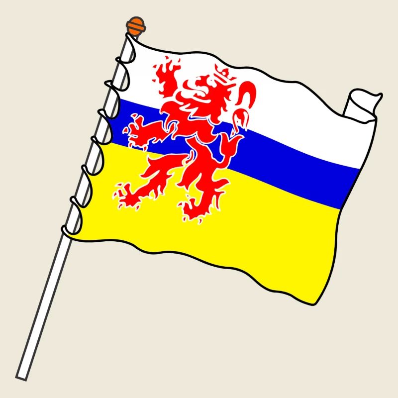 Le drapeau de la province du Limbourg